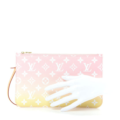 Louis Vuitton Monogram By The Pool Neverfull MM Pochette Light Pink 2 of 6