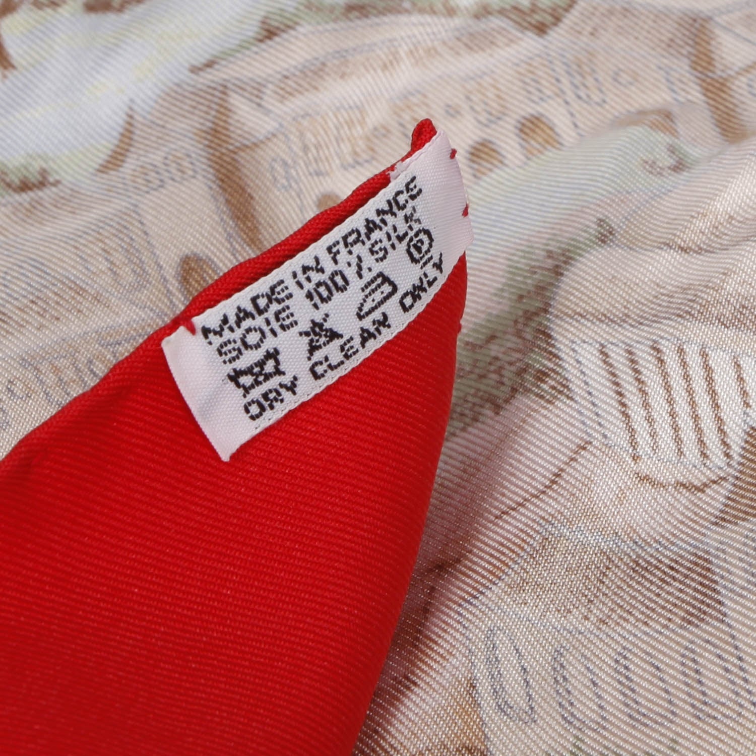 Hermes Silk Au Pays de Cocagne Scarf 90 Red 7 of 8