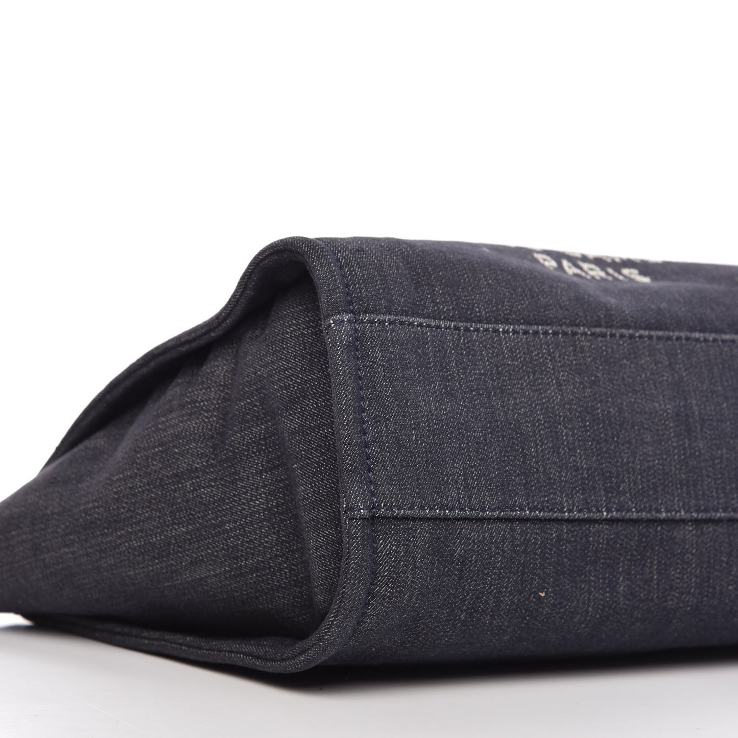 Denim Small Deauville Tote Dark Blue
