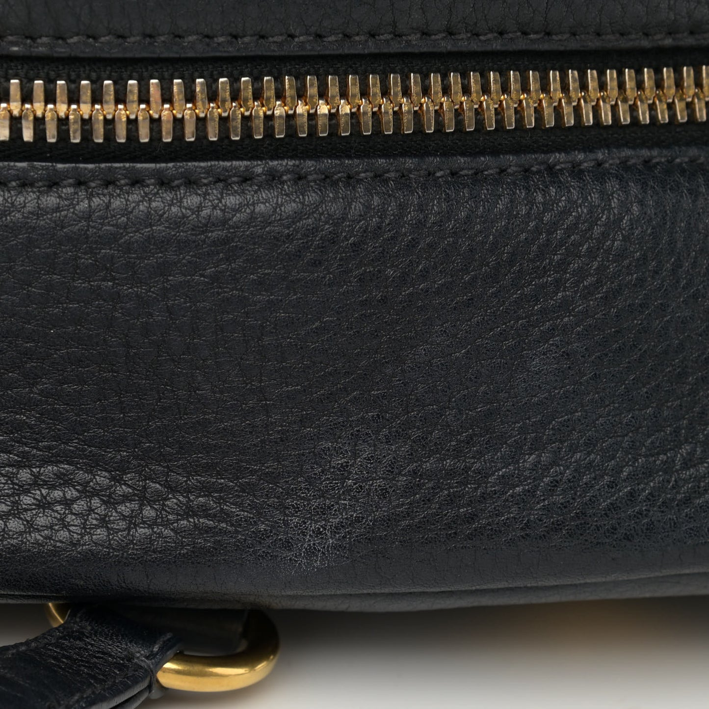 Vitello Daino Tote Black