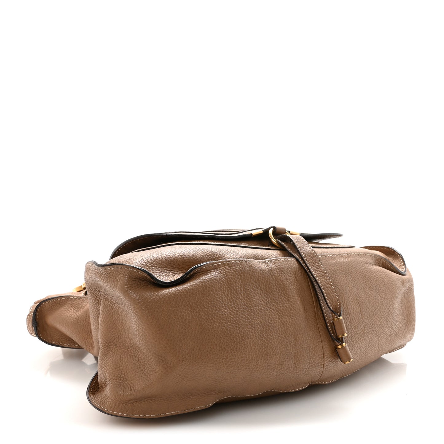 Calfskin Large Marcie Satchel Nut