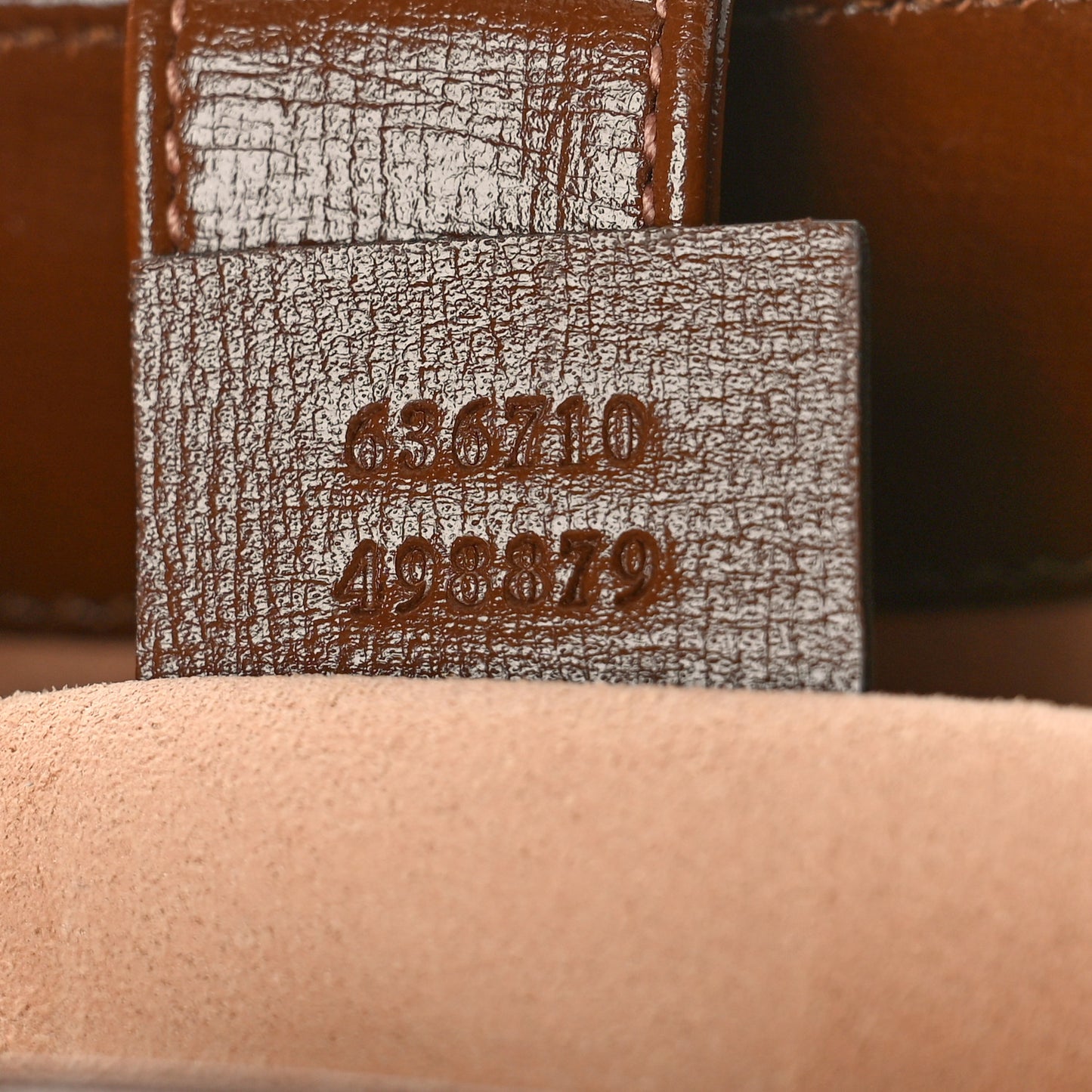 GG Supreme Monogram Azalea Calfskin Web Medium Jackie 1961 Hobo Beige Ebony Brown Sugar