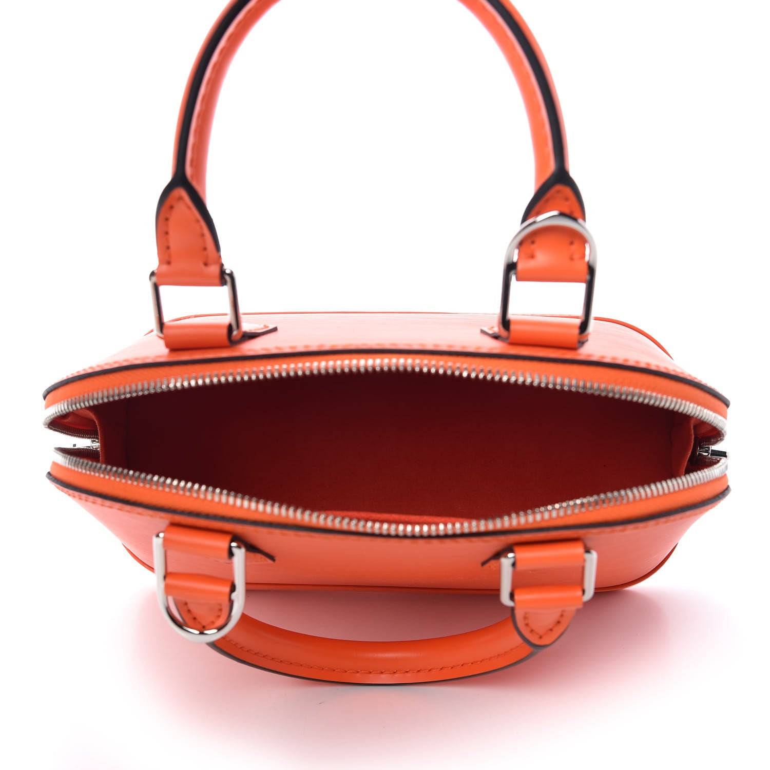 Louis Vuitton Epi Jacquard Alma BB Orange 5 of 8