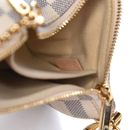Louis Vuitton Damier Azur Pochette Milla MM 7 of 10