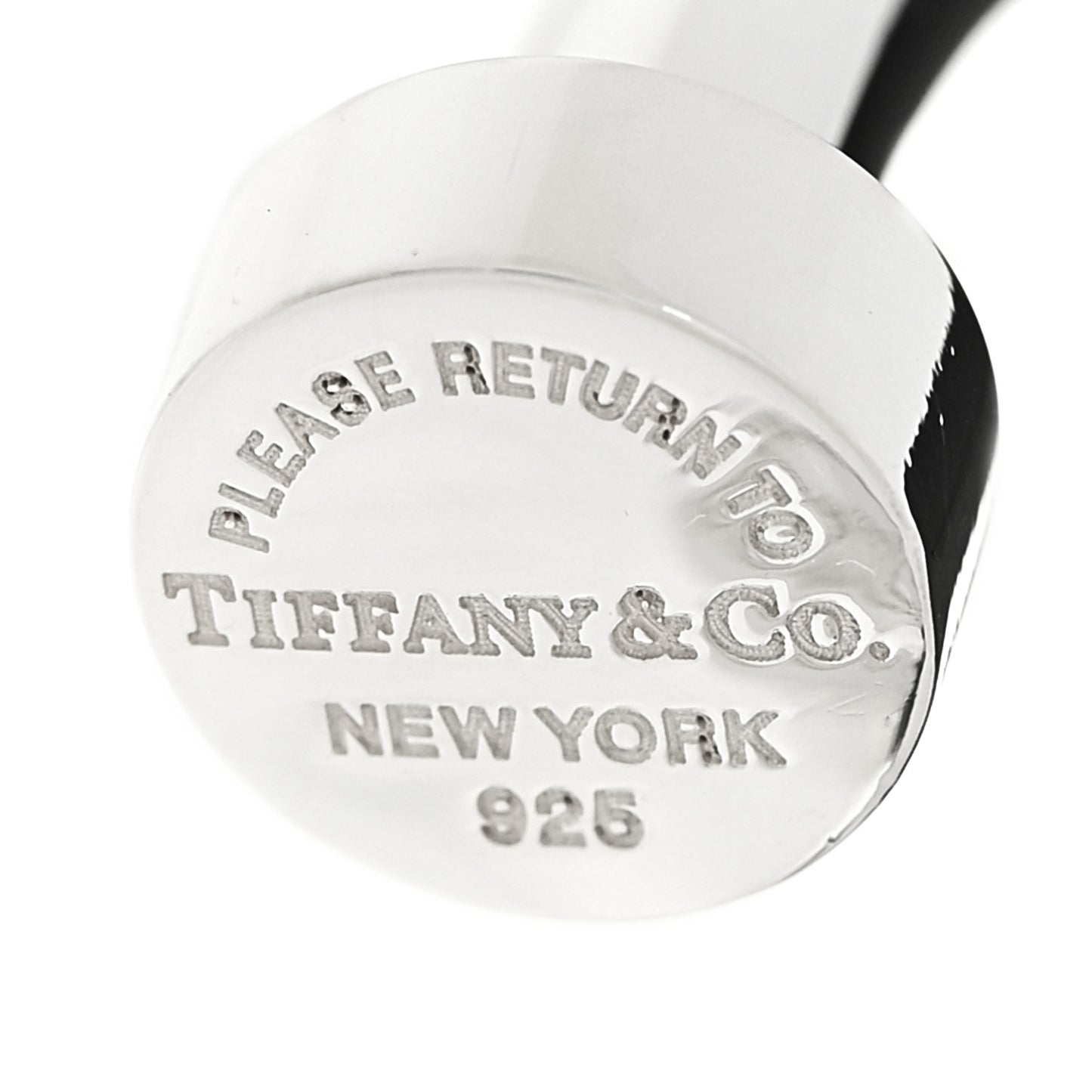 Sterling Silver Return to Tiffany Narrow Circle Edge Cuff Bracelet