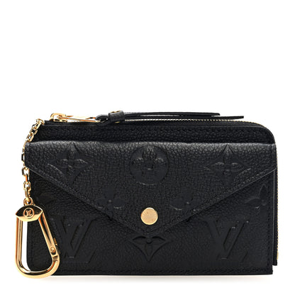 Louis Vuitton Empreinte Recto Verso Card Holder Black 1 of 7