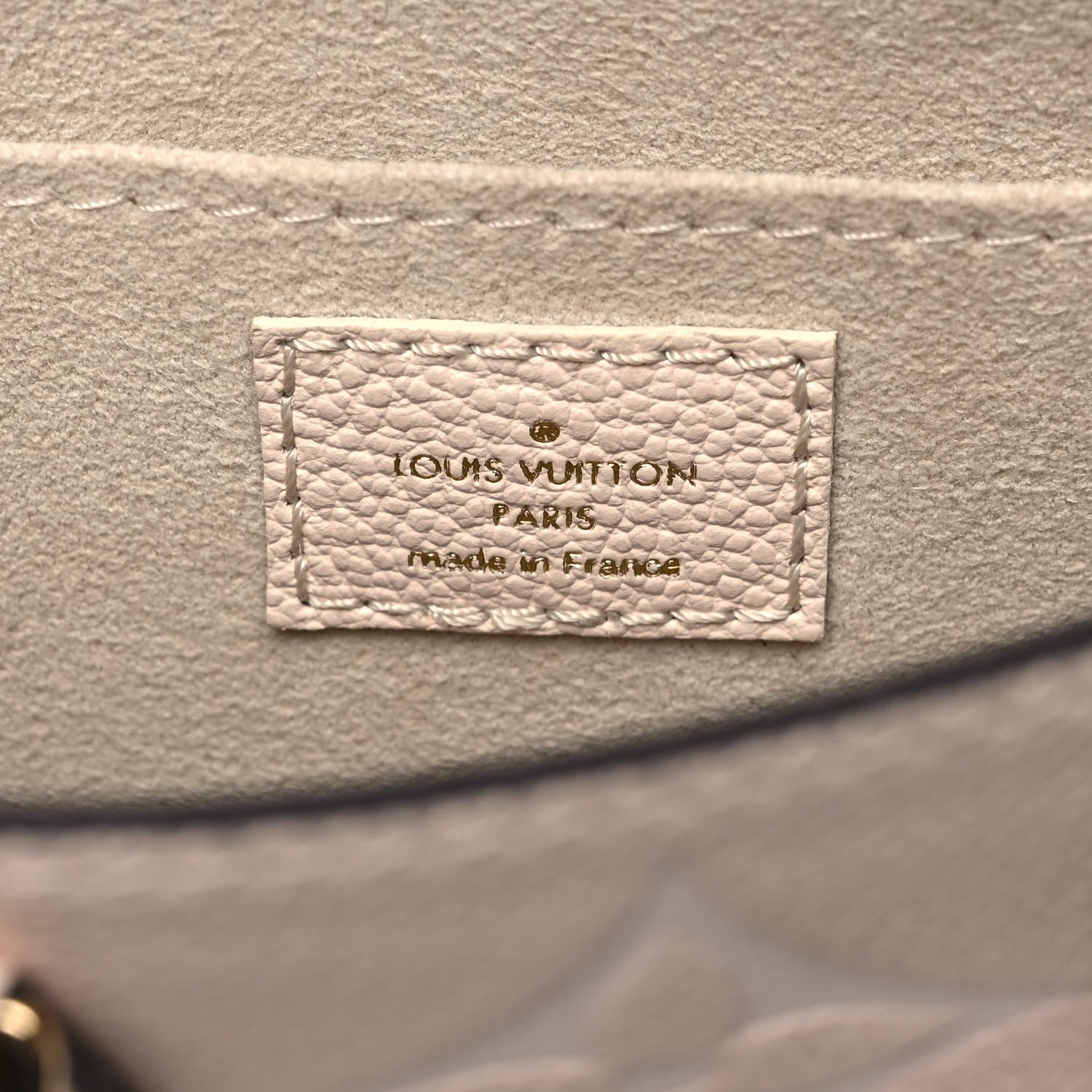 Louis Vuitton Empreinte Monogram Giant By The Pool Petit Sac Plat Cream Saffron 6 of 12