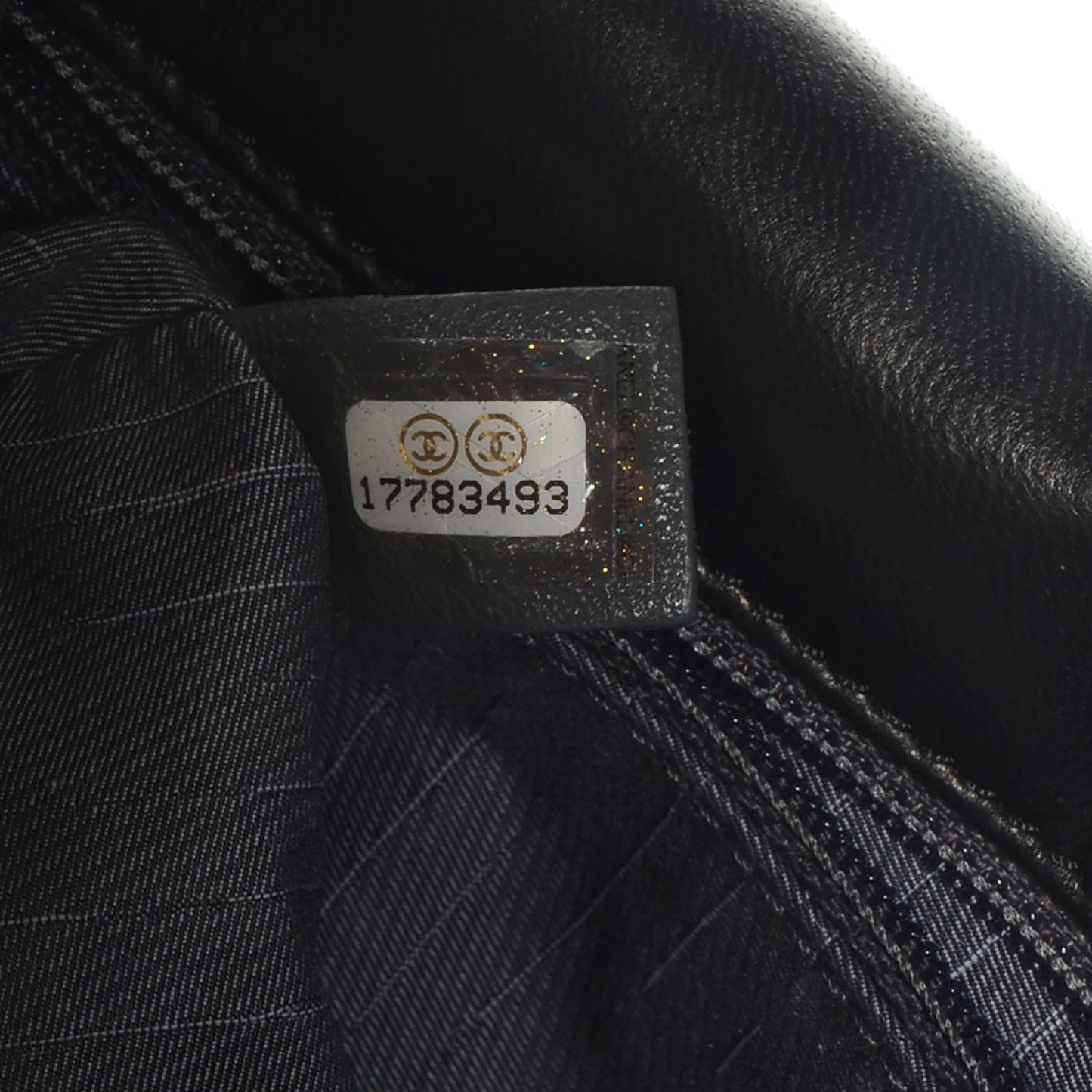 Lambskin Medium Westminster Pearl Flap Black