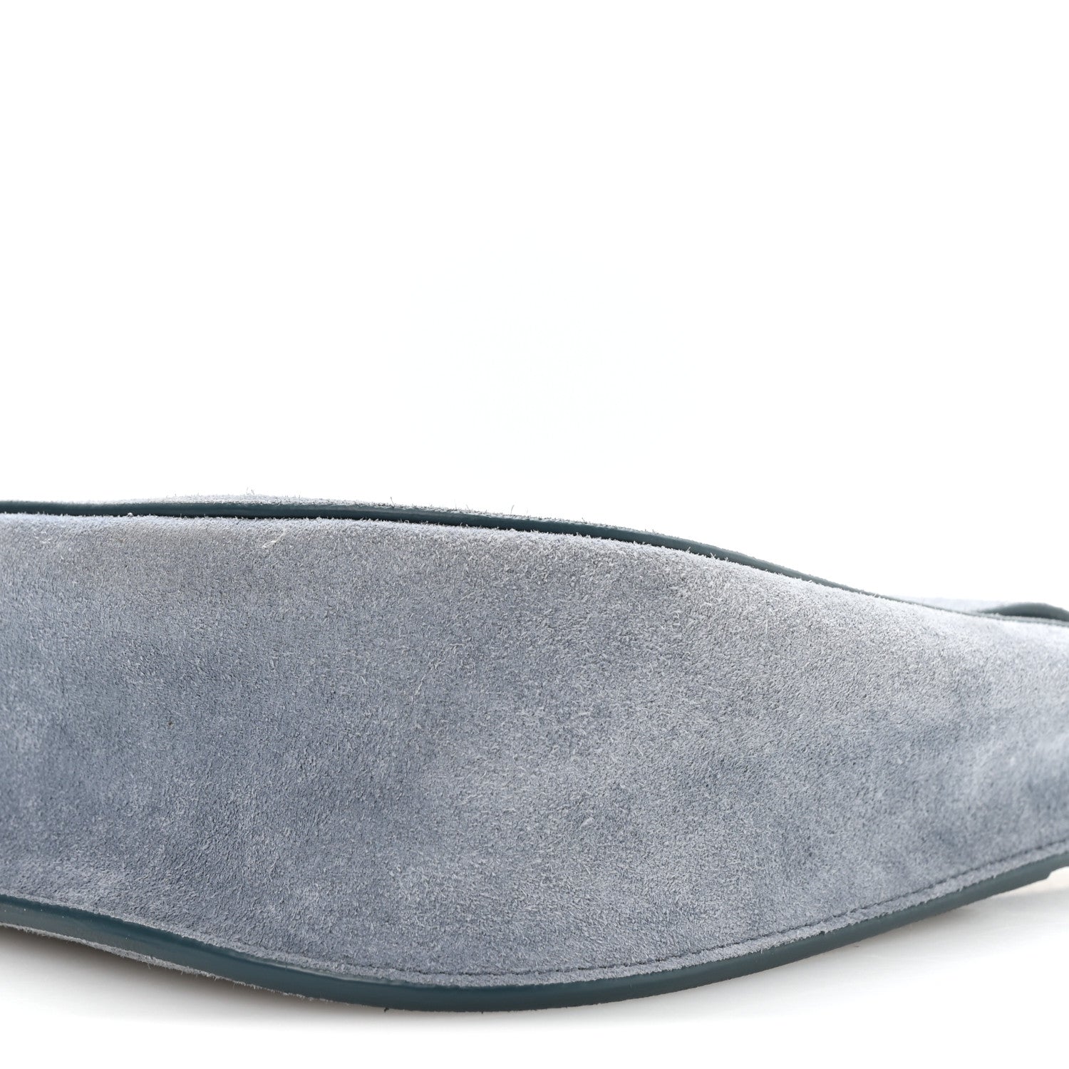The Row Suede Hunting Bag 9 Topaz Blue 9 of 9