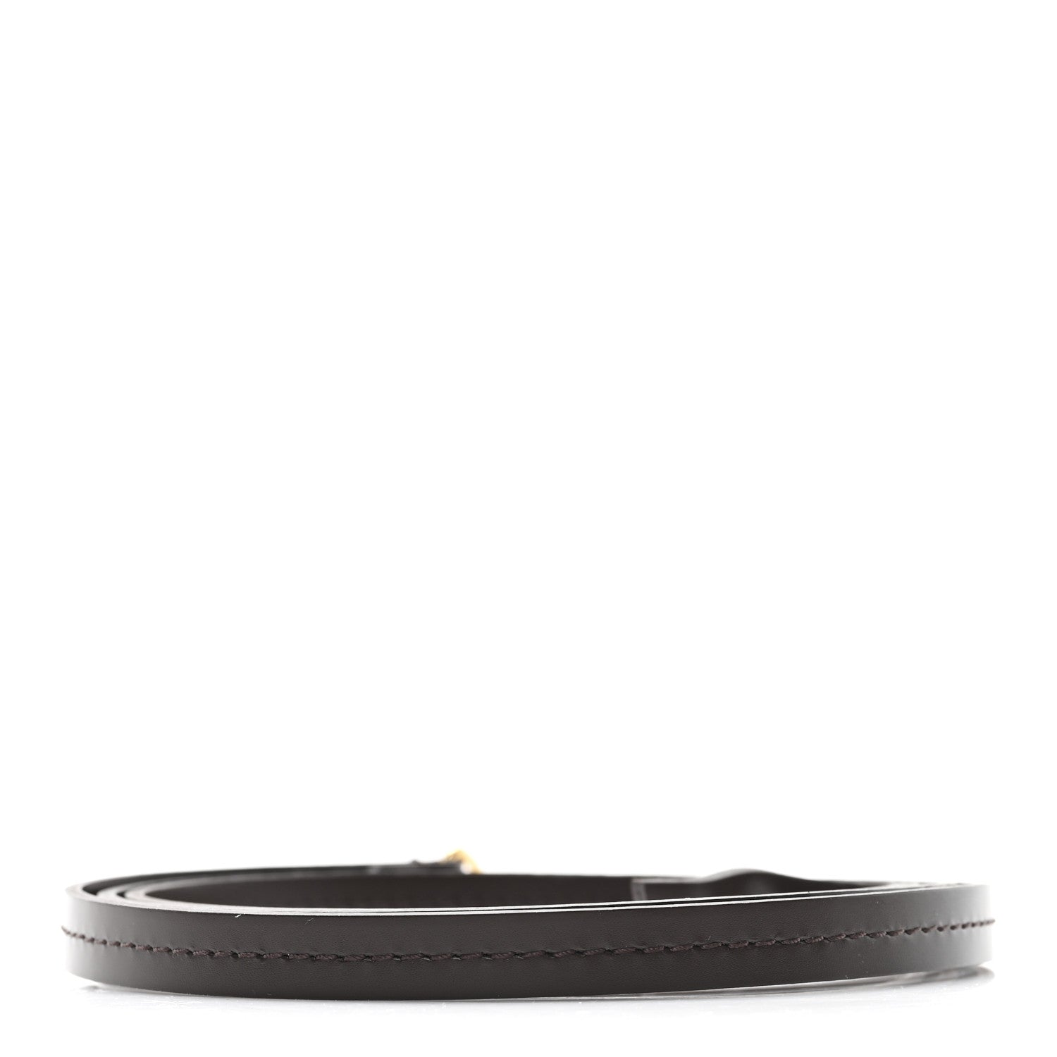 Louis Vuitton Calfskin 12mm Favorite Long Strap Brown 2 of 3