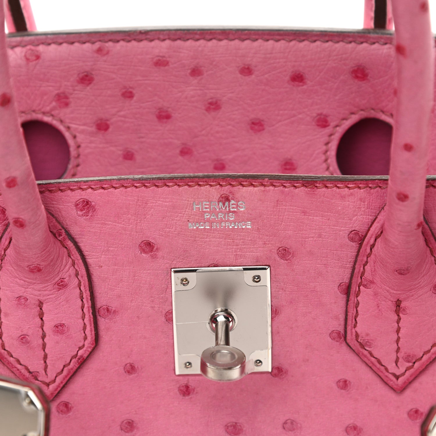 Hermes Ostrich Birkin 30 Fuchsia 5 of 14
