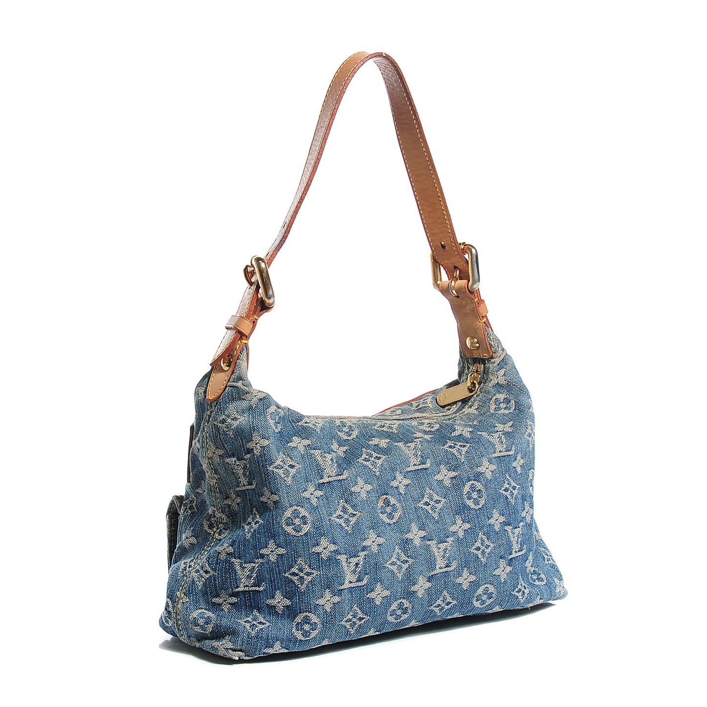 Monogram Denim Baggy PM Blue