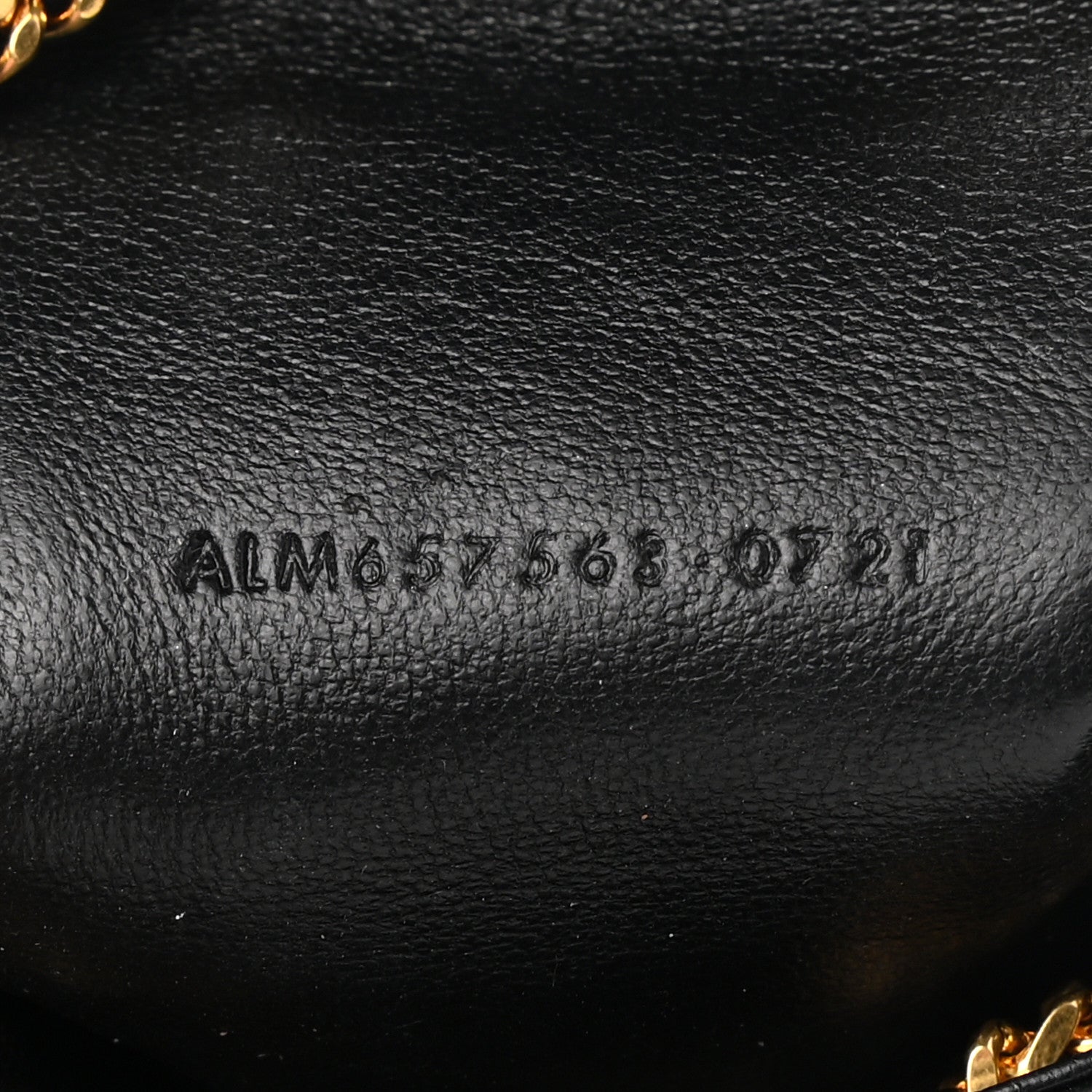 Saint Laurent Lambskin Quilted Baby Bucket Bag Black 6 of 7