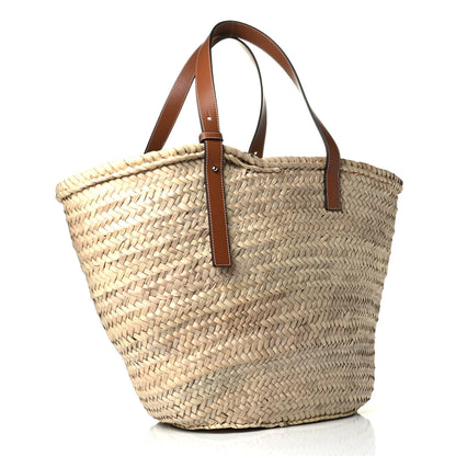 Loewe Raffia Basket Tote Natural Tan 2 of 6