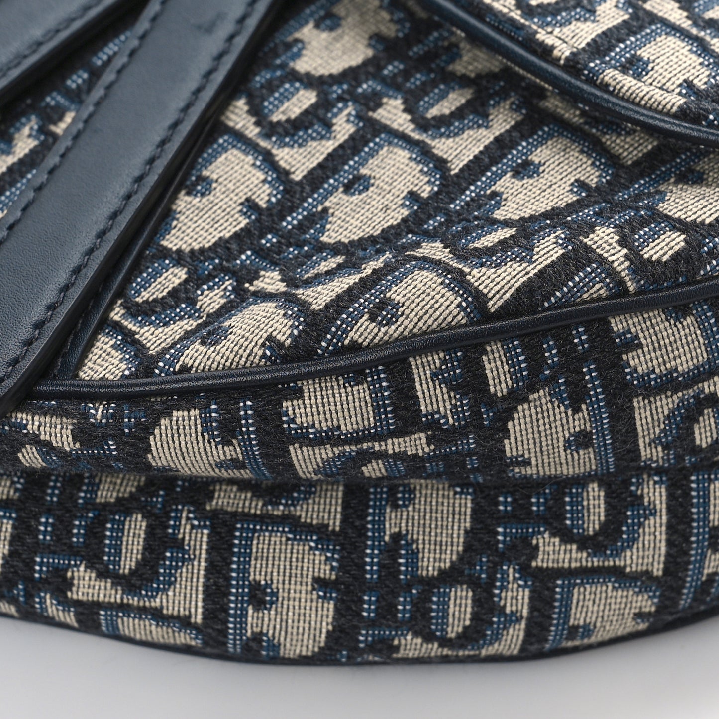 Oblique Saddle Bag Blue