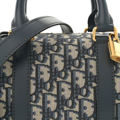 Christian Dior Oblique Groove 20 Bag Blue 8 of 11