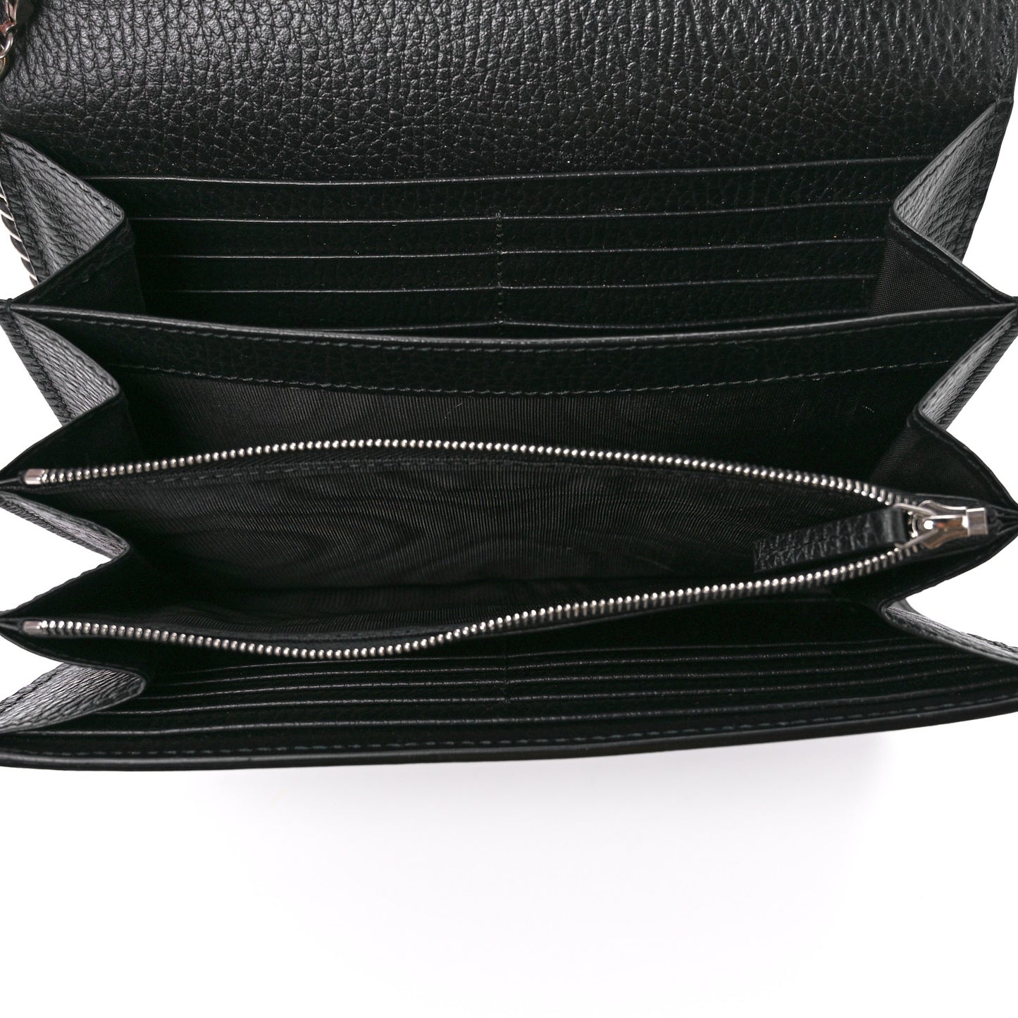 Calfskin Mini Dionysus Chain Wallet Black