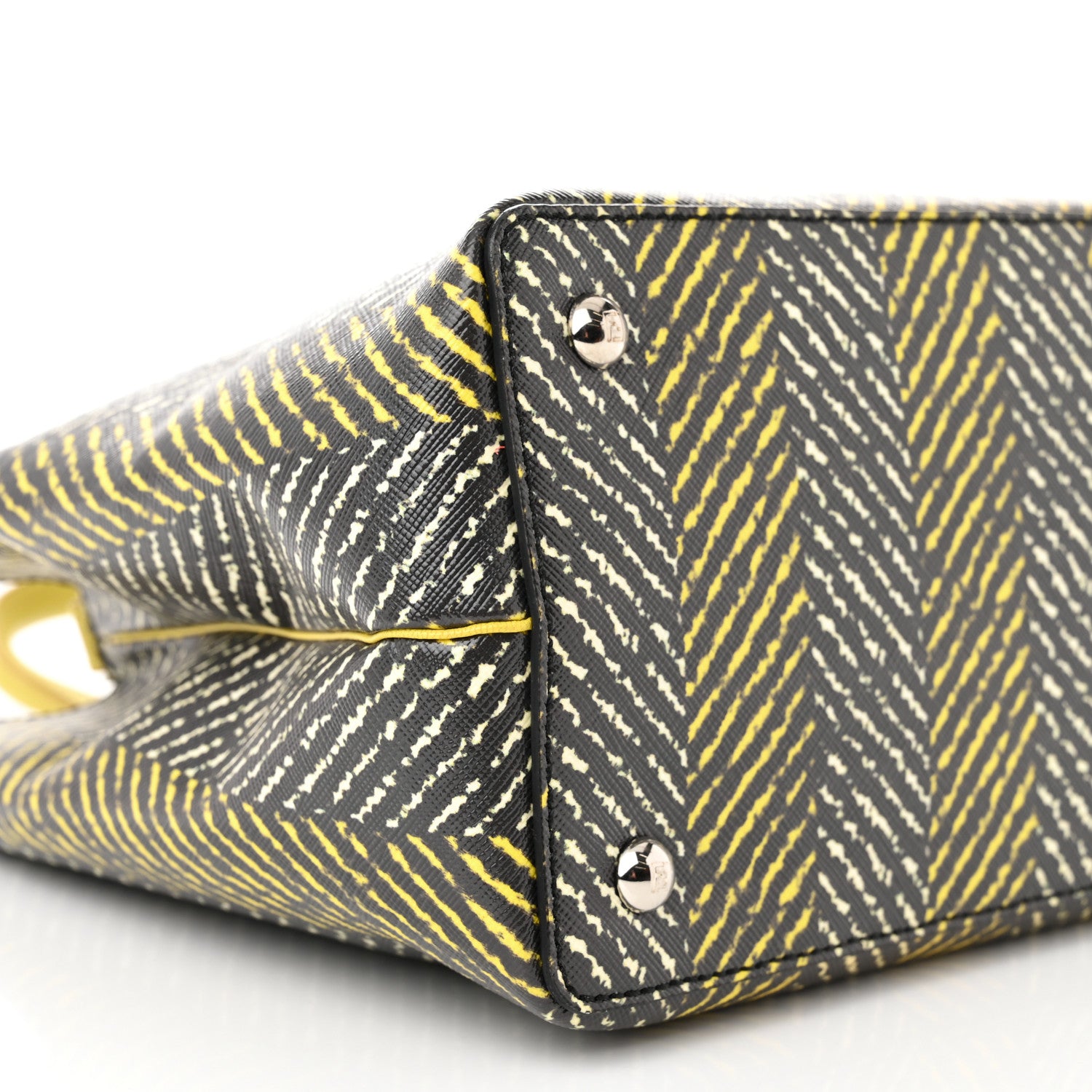 Fendi Vitello Elite Printed Petite 2Jours Tote Multicolor 9 of 10