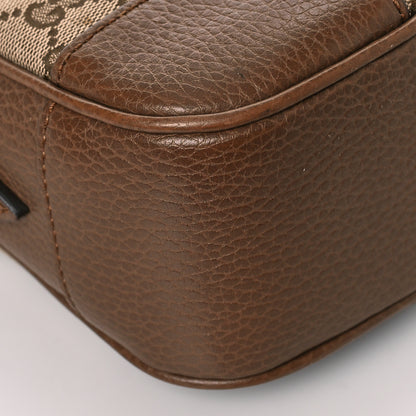 Gucci Monogram Mini Bree Messenger Bag Beige Tabacco 9 of 10