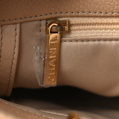 Chanel Caviar Quilted Petit Shopping Tote PST Beige Clair 14 of 15