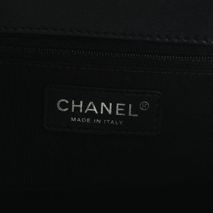Chanel Calfskin Quilted Large Shopping Tote Black 6 of 7