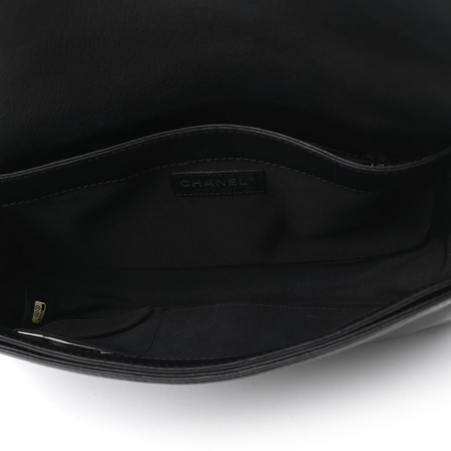 Calfskin New Medium Boy Reverso Flap Black