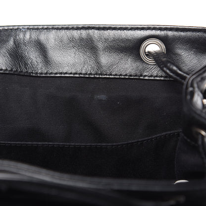 Saint Laurent Calfskin Y Quilted Monogram Medium Loulou Backpack Black 15 of 18