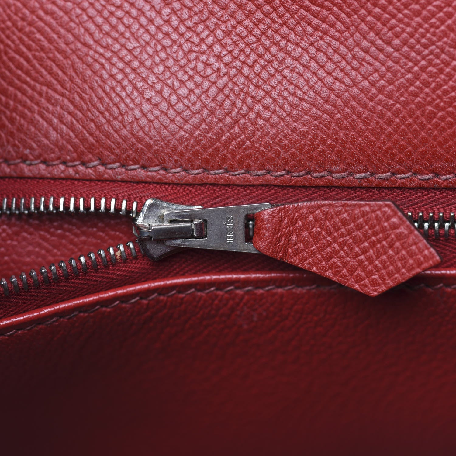 Hermes Epsom Kelly Sellier 32 Rouge Garance 15 of 27