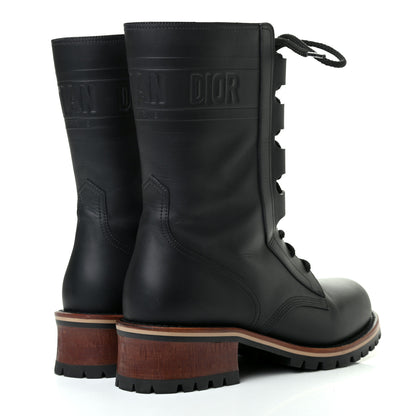Christian Dior Calfskin Dior Quest 35mm Hiking Boots 40 Black 4 of 8