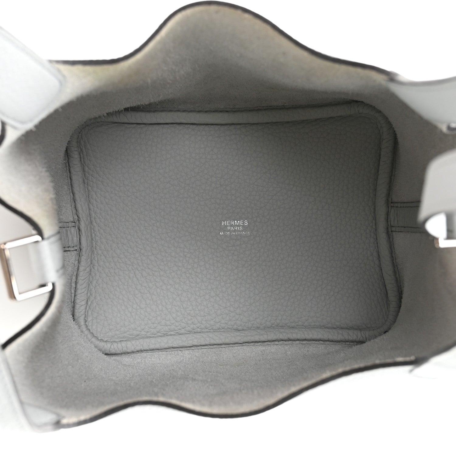 Hermes Taurillon Clemence Picotin Lock 18 PM Bleu Pale 8 of 25