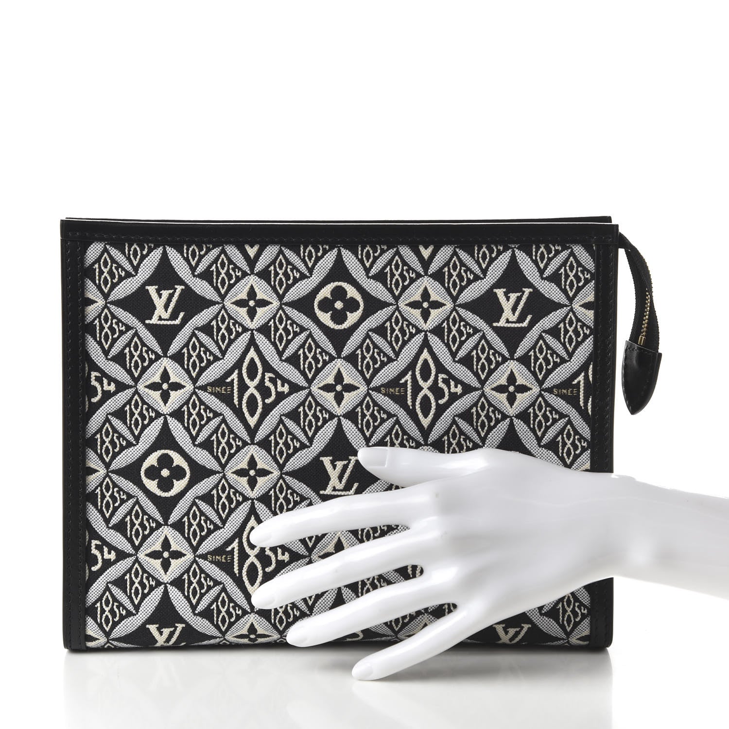 Louis Vuitton Jacquard Since 1854 Toiletry Pouch 26 Gray 2 of 9