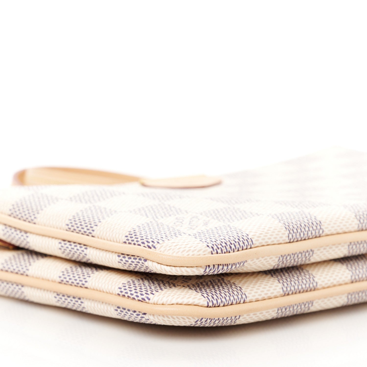 Louis Vuitton Damier Azur Double Zip Pochette 10 of 11