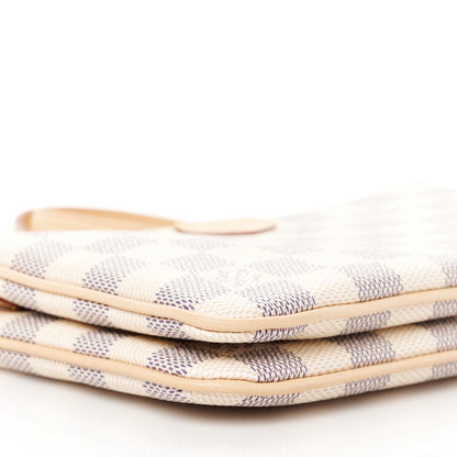 Louis Vuitton Damier Azur Double Zip Pochette 10 of 11