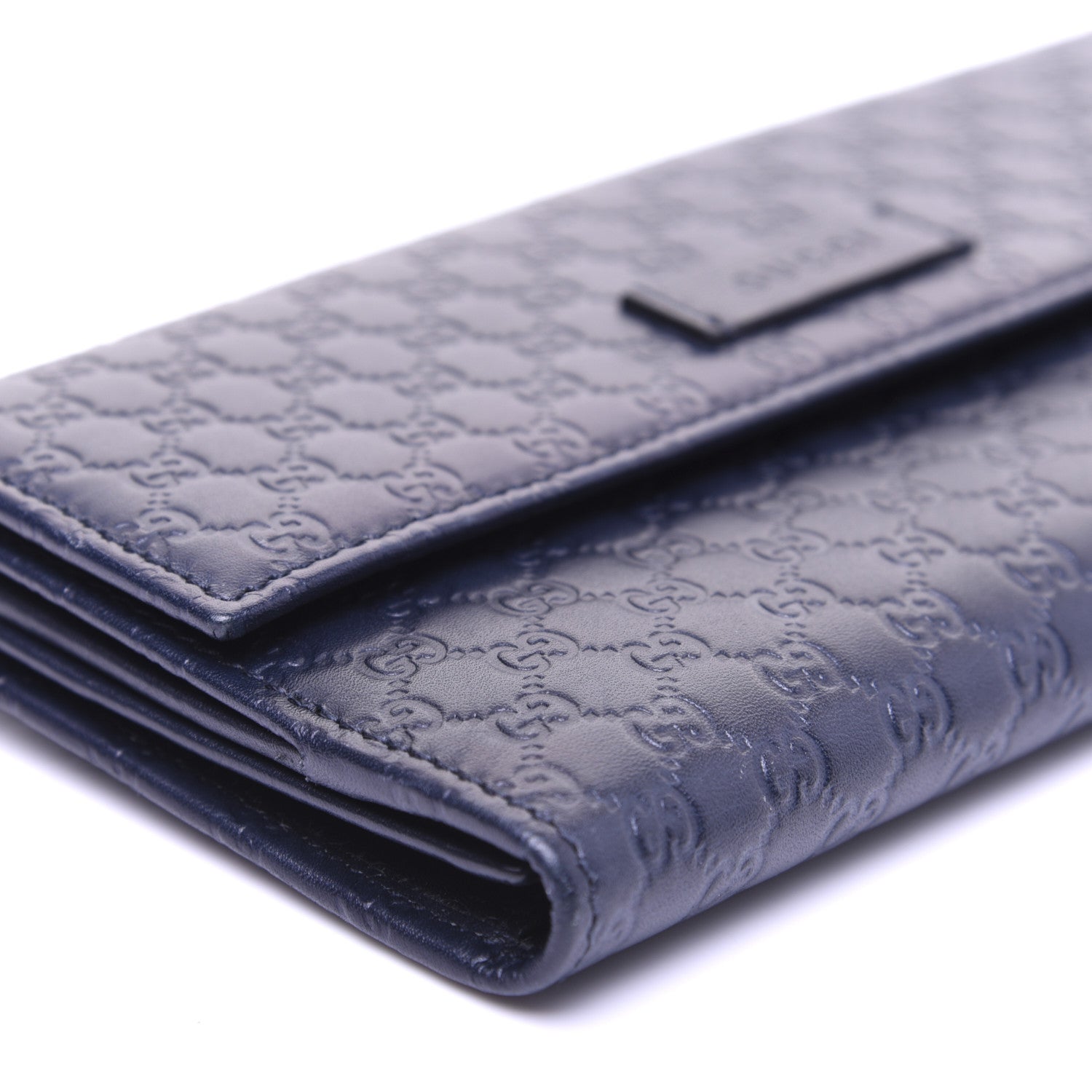 Gucci Microguccissima Continental Flap Wallet Navy 5 of 14