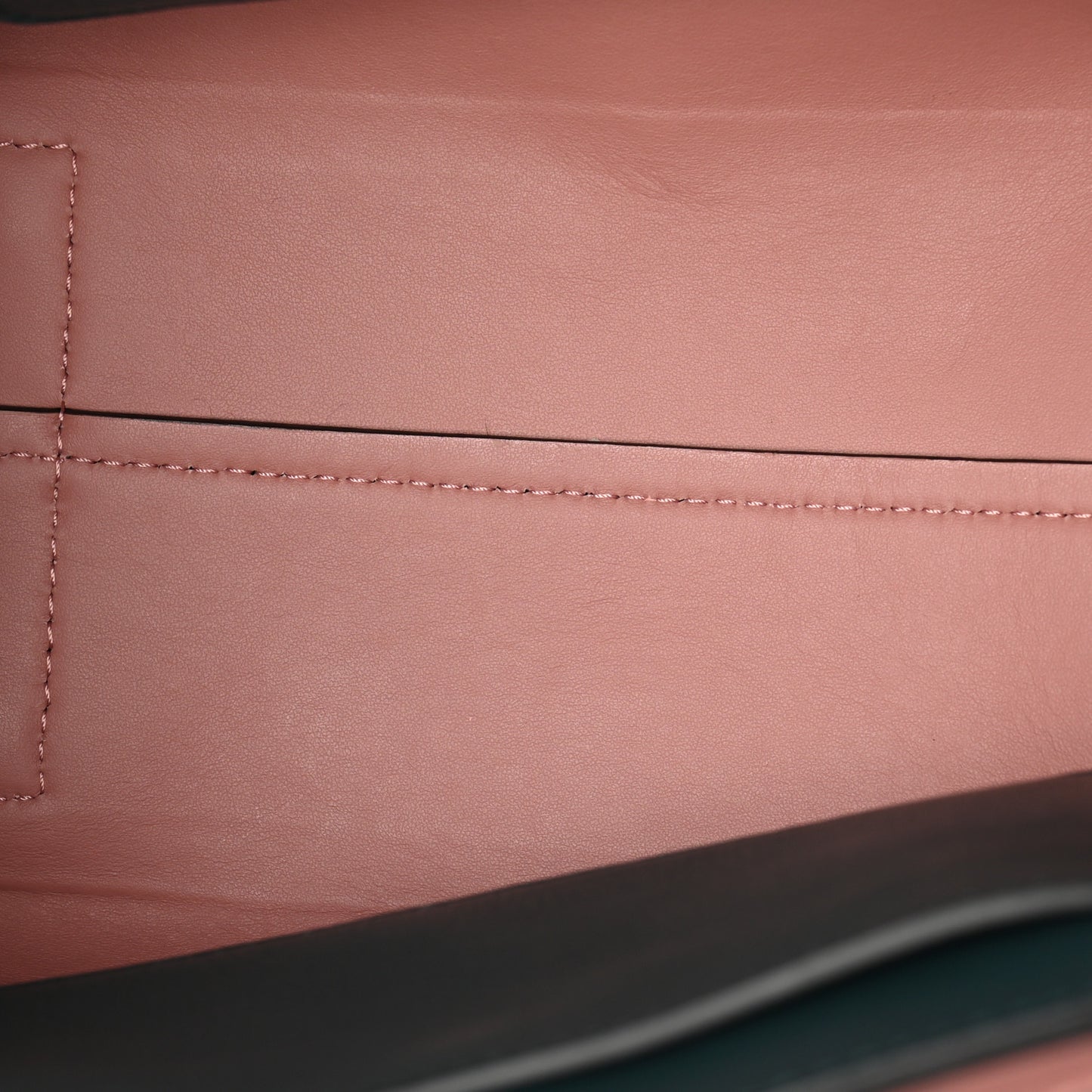 Soft Grain Calfskin Small Belt Bag Dark Cyan