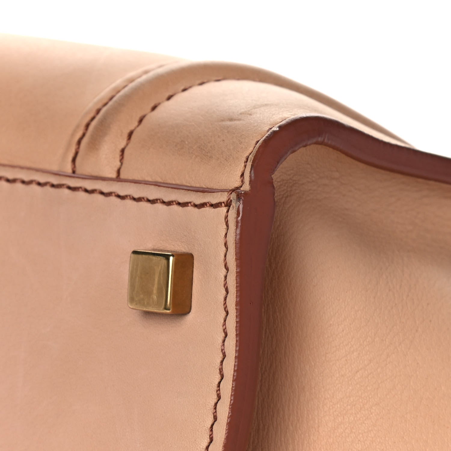 Celine Supple Calfskin Medium Phantom Luggage Flesh 13 of 14