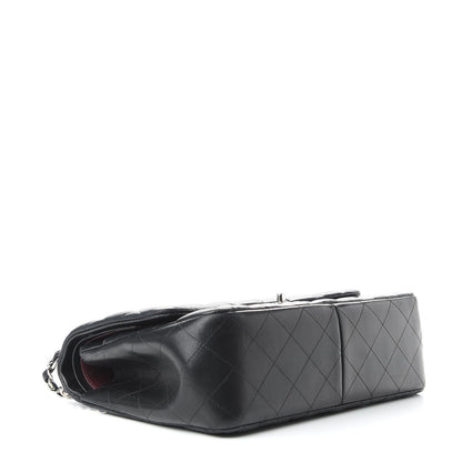 Chanel Lambskin Quilted Jumbo Double Flap Black 5 of 11