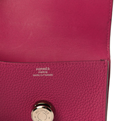 Hermes Togo Dogon Card Case Rose Pourpre 6 of 7