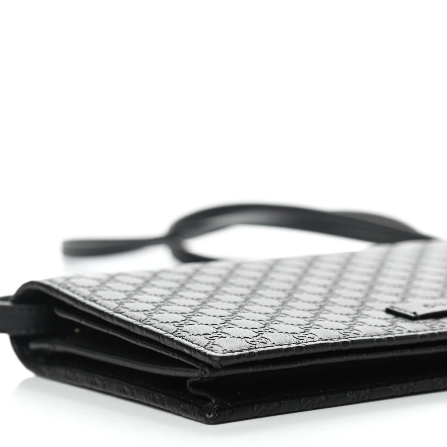 Gucci Microguccissima Crossbody Wallet Black 7 of 9