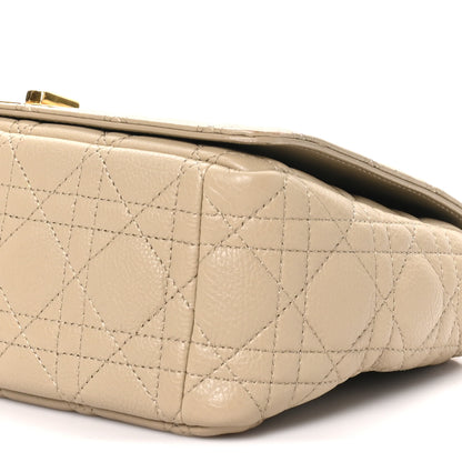 Christian Dior Supple Calfskin Cannage Medium Caro Bag Beige 10 of 10