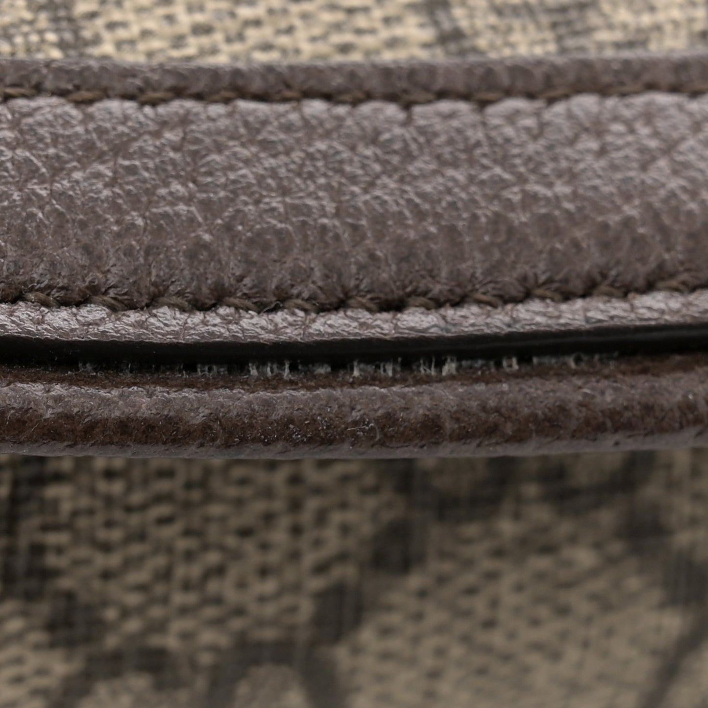 GG Supreme Monogram Textured Dollar Calfskin Blondie Chain Shoulder Flap Bag Beige Ebony New Acero