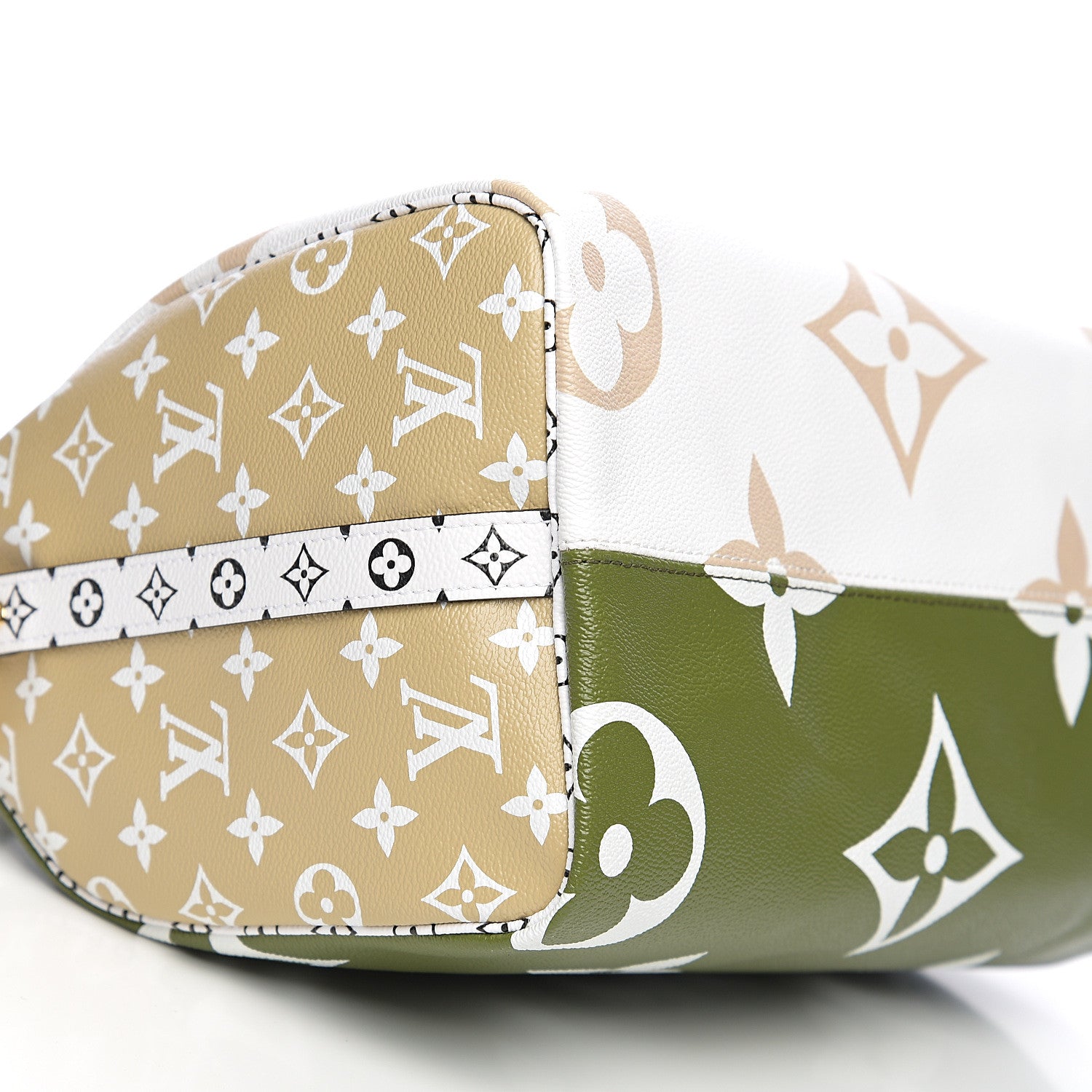 Louis Vuitton Monogram Giant Speedy Bandouliere 30 Kaki Beige 7 of 8