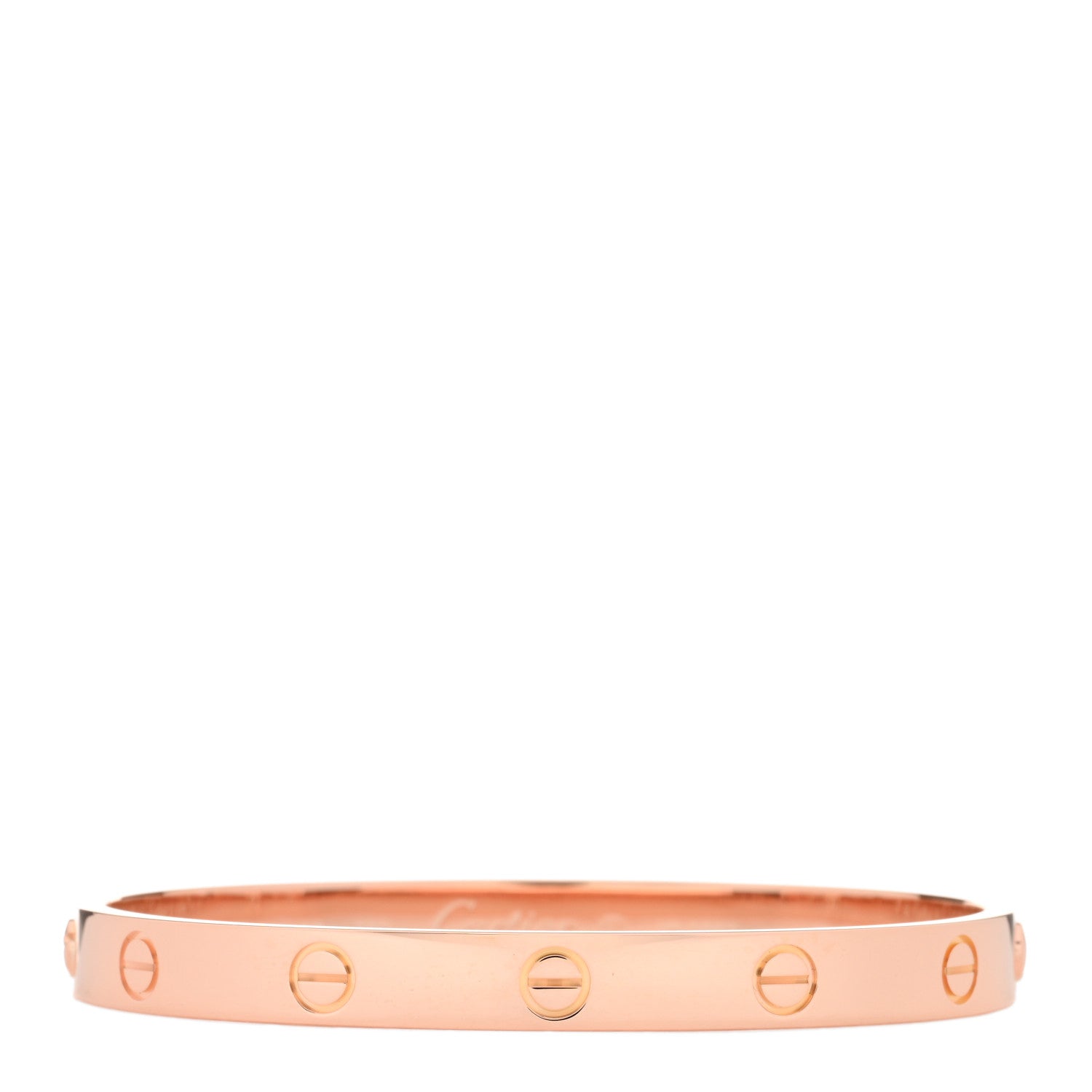 Cartier 18K Pink Gold LOVE Bracelet 17 1 of 3