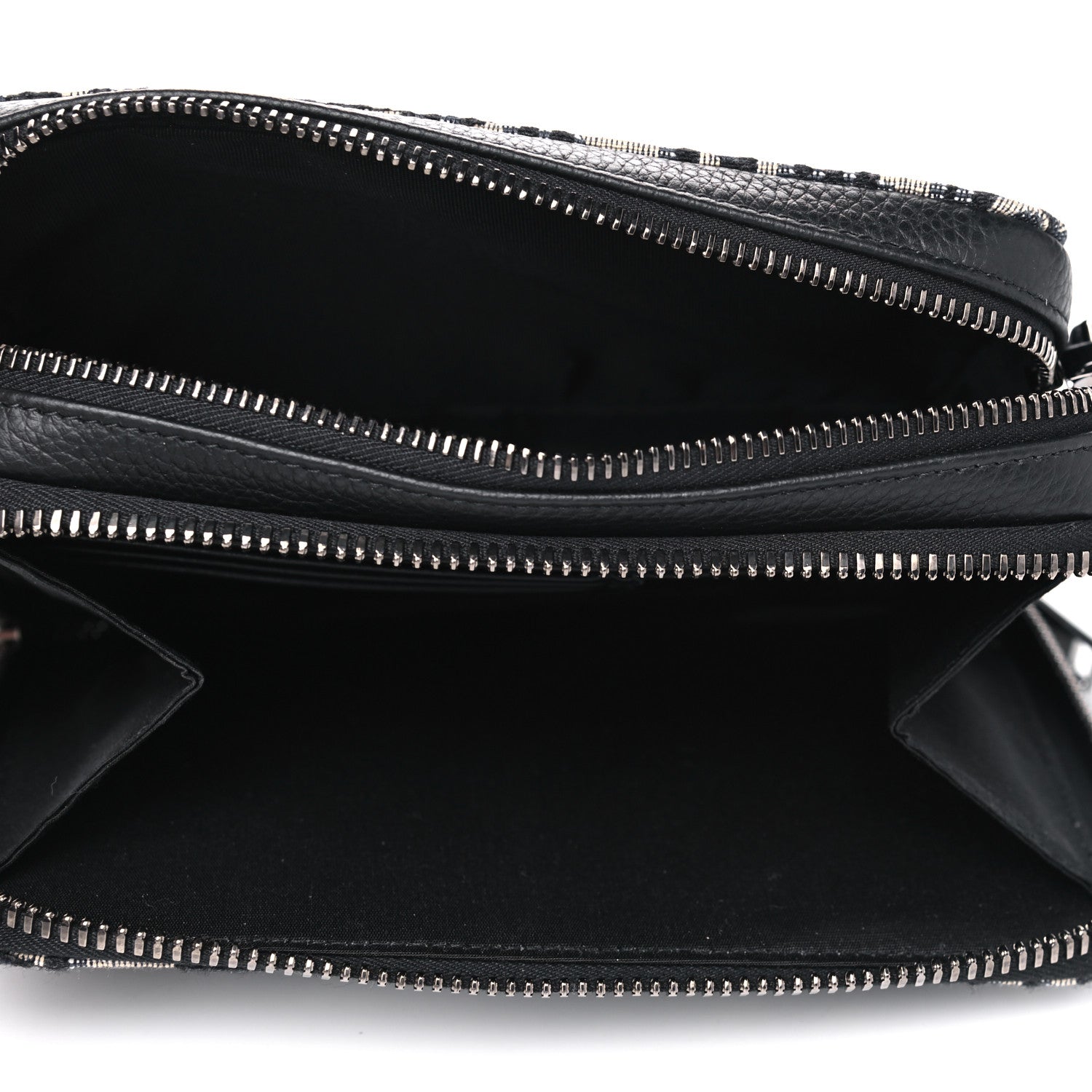 Christian Dior Oblique Pouch Navy Blue 4 of 4