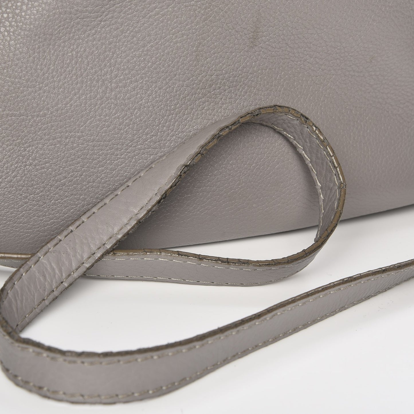 Calfskin Medium Marcie Satchel Cashmere Grey