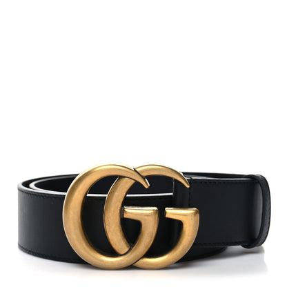 Gucci Calfskin Double G 40mm Belt 85 34 Black 1 of 5