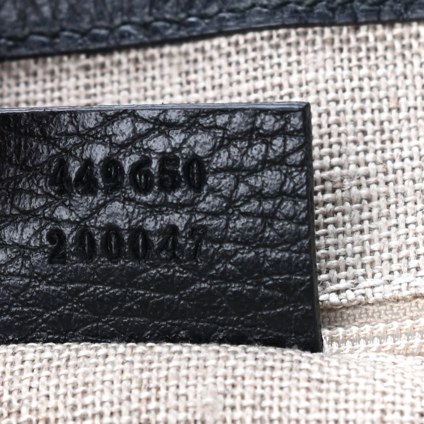 Dollar Calfskin GG Charm Satchel Black