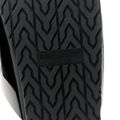 Saint Laurent Vernie Grumpy Jimmy Cross Slides 39.5 Black 6 of 9