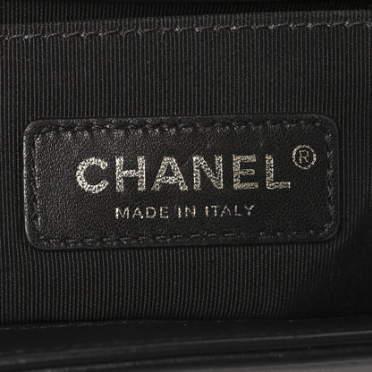Chanel Calfskin Quilted Medium Boy Flap Black 6 of 12