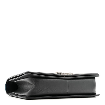 Chanel Grained Calfskin Quilted New Medium Boy Flap Black 4 of 10